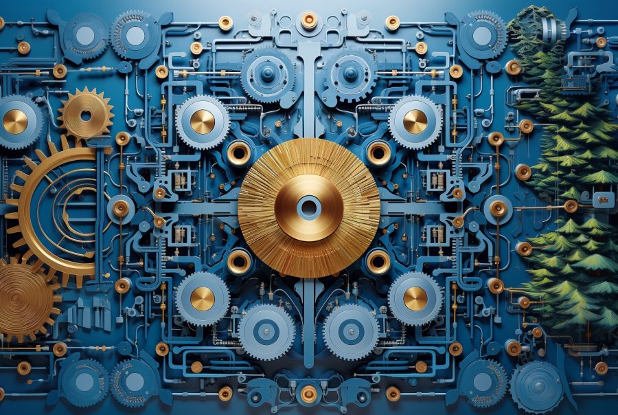 AI & Enabling technologies zoom out - Magritte style